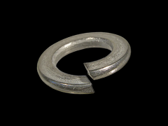 平尾螺旋弹簧防松华司 with flat end