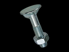 平头双榫螺栓 附六角螺帽