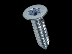 平头内梅花自攻牙螺丝 尖
