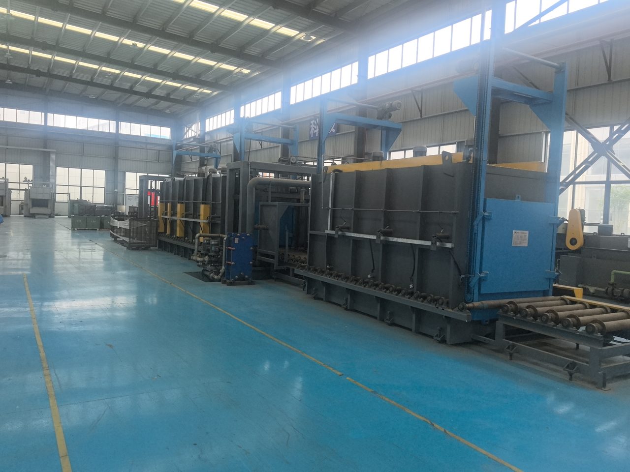 Heat treatment line